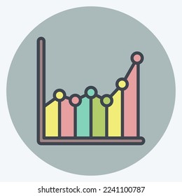Datos de ejemplo de iconos. relacionado con el símbolo Machine Learning. estilo mate de color. diseño simple editable. ilustración simple. iconos vectoriales simples