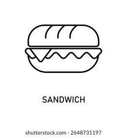 Icon a sandwich, isolated against a clean background.