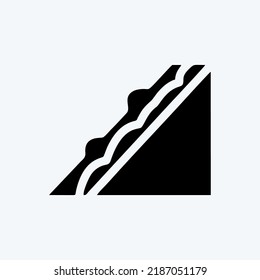 Icon Sandwich. suitable for Bakery symbol. glyph style. simple design editable. design template vector. simple illustration