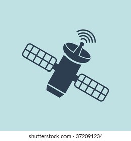 Icon of Satellite. EPS-10.