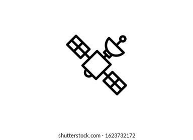 Icon Satellite Vector Illustrator Simple Design