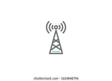 Icon Satellite Vector Illustrator Simple Design 