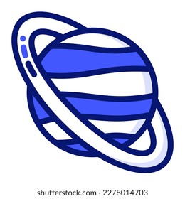 Icon Saturn can be used for web app, infographic etc