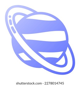 Icon Saturn can be used for web app, infographic etc