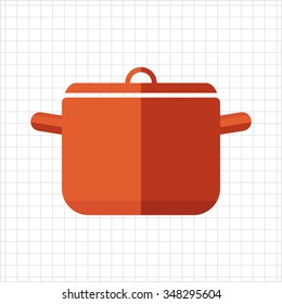 Icon of saucepan with cover