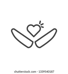 icon save love