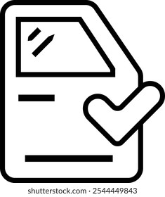 Icon Save related to Button Download symbol line style simple design.