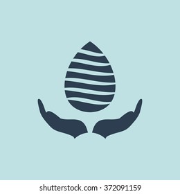 Icon of Save Water. EPS-10.