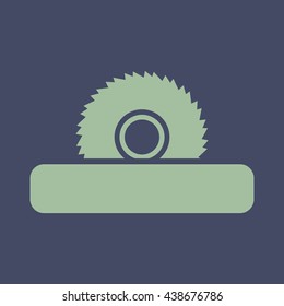 Icon of Saw Wheel. Eps-10.