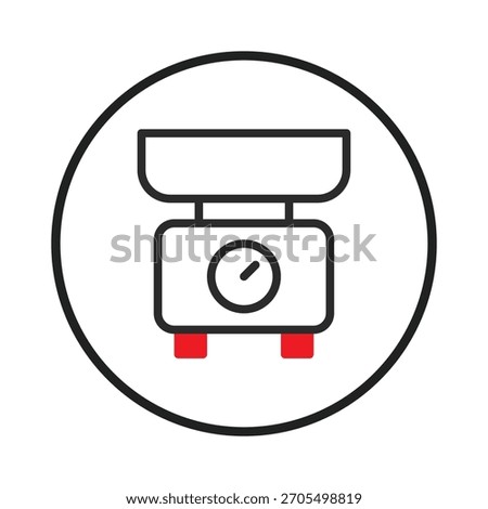 An icon of a scale showcases the importance of equilibrium, symbolizing fairness, assessment, and precision. Depicted in a minimalist style, it represents measurement and balance in several