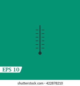 Icon scale thermometer.