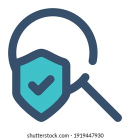 icon scan status good using filled line style and blue color