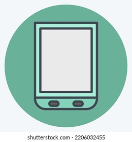 Icon Scanner. suitable for Computer Components symbol. color mate style. simple design editable. design template vector. simple illustration