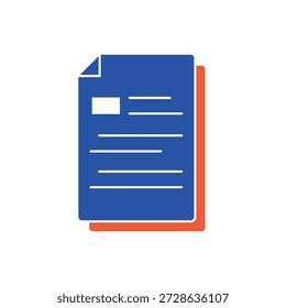 Ícone um script de documento e layout Cenário, contorno editável traçado linha desenho eps.