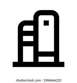 Icon School Book With Style Outline