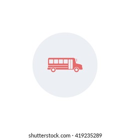 Icon school bus.