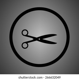 icon of scissor