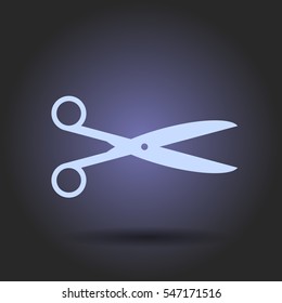 icon of scissor