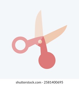 Icon Scissor. related to Kindergarten symbol. flat style. design editable