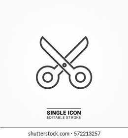 Icon scissor Single Icon Graphic Design