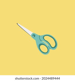 Icon scissors, a simple flat vector design