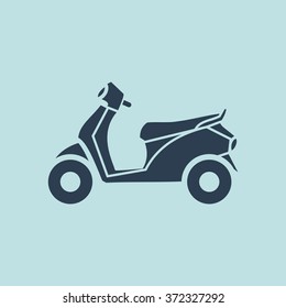 Icon of Scooter. EPS-10.