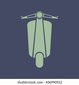 Icon of Scooter. Eps-10.