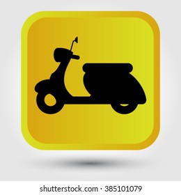 Icon scooter vector