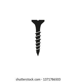 Icon Of A Screw. Simple Vector Illustration.