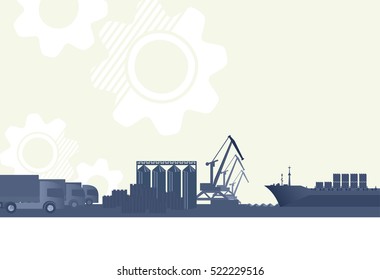 shipping port icon