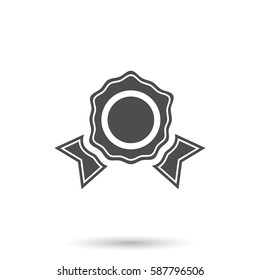 Icon of seal. Stock vector illustration