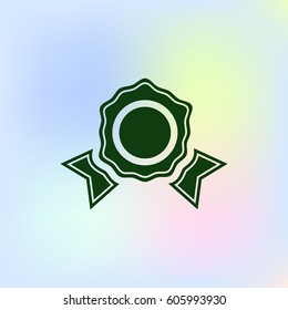 Icon of seal. Stock vector illustration