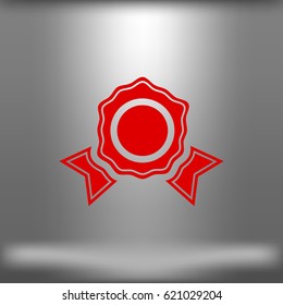 Icon of seal. Stock vector illustration