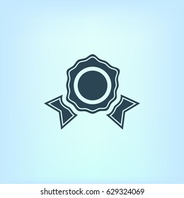 Icon of seal. Stock vector illustration