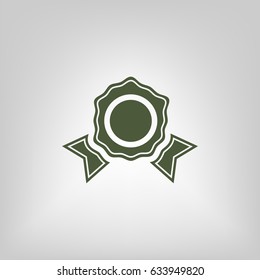 Icon of seal. Stock vector illustration