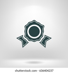 Icon of seal. Stock vector illustration