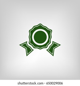 Icon of seal. Stock vector illustration