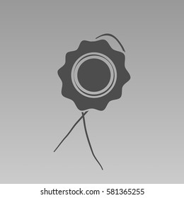 Icon of seal. vector illustration