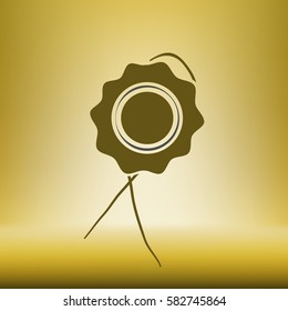 Icon of seal. vector illustration