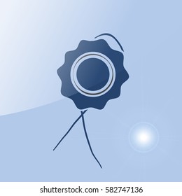 Icon of seal. vector illustration