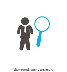 búsqueda de recursos humanos. diseño de ilustraciones vectoriales muy adecuado para sitios web, aplicaciones, banners, etc.
