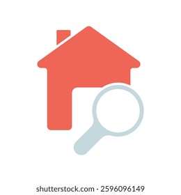 Icon a search, isolated against a clean background.