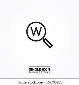 Icon search keyword single icon graphic design