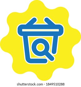 Icon Search Line Style for any purposes website mobile app presentation