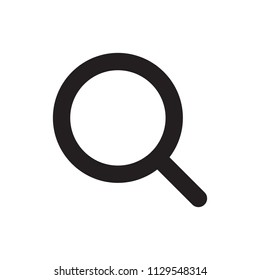 Icon search. Logo, design, universal, business, social media. Pixel perfect. Vector Eps10.