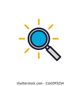 icon search magnifier