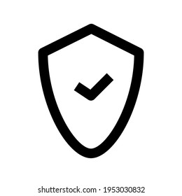 Icon Secured With Style Outline 