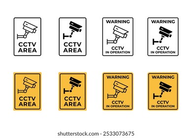 icon of a security camera. The camera is positioned on a pole and has a black and yellow color scheme. The camera is designed to capture images and record video