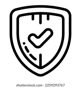 Seguridad de iconos Ilustración puede utilizarse para la información de la aplicación web, etc