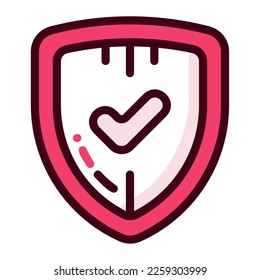 Seguridad de iconos Ilustración puede utilizarse para la información de la aplicación web, etc